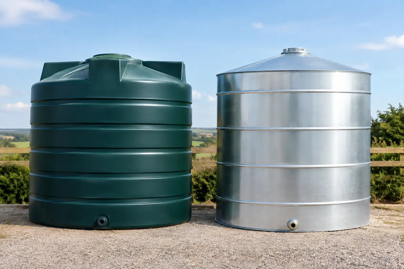 Polyethylene vs Steel Water Tanks Compared