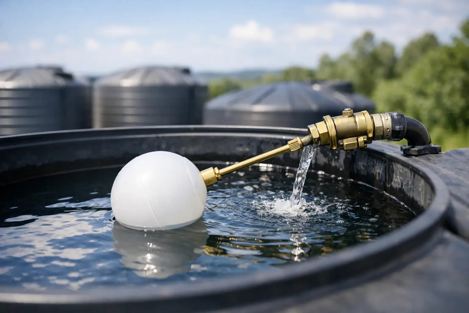 Selecting Float Valves for Water Storage Tanks