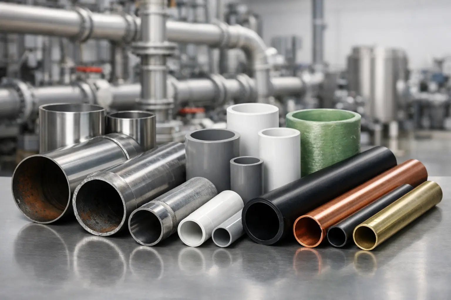 Industrial Pipe Material Selection Guide
