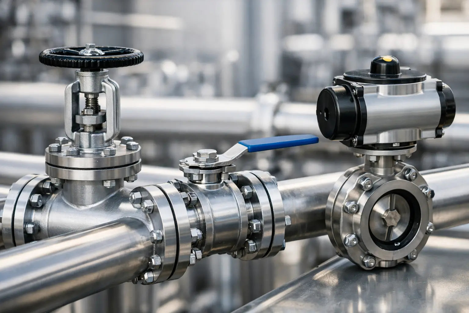 Metal Valves for Industrial Pipe Systems