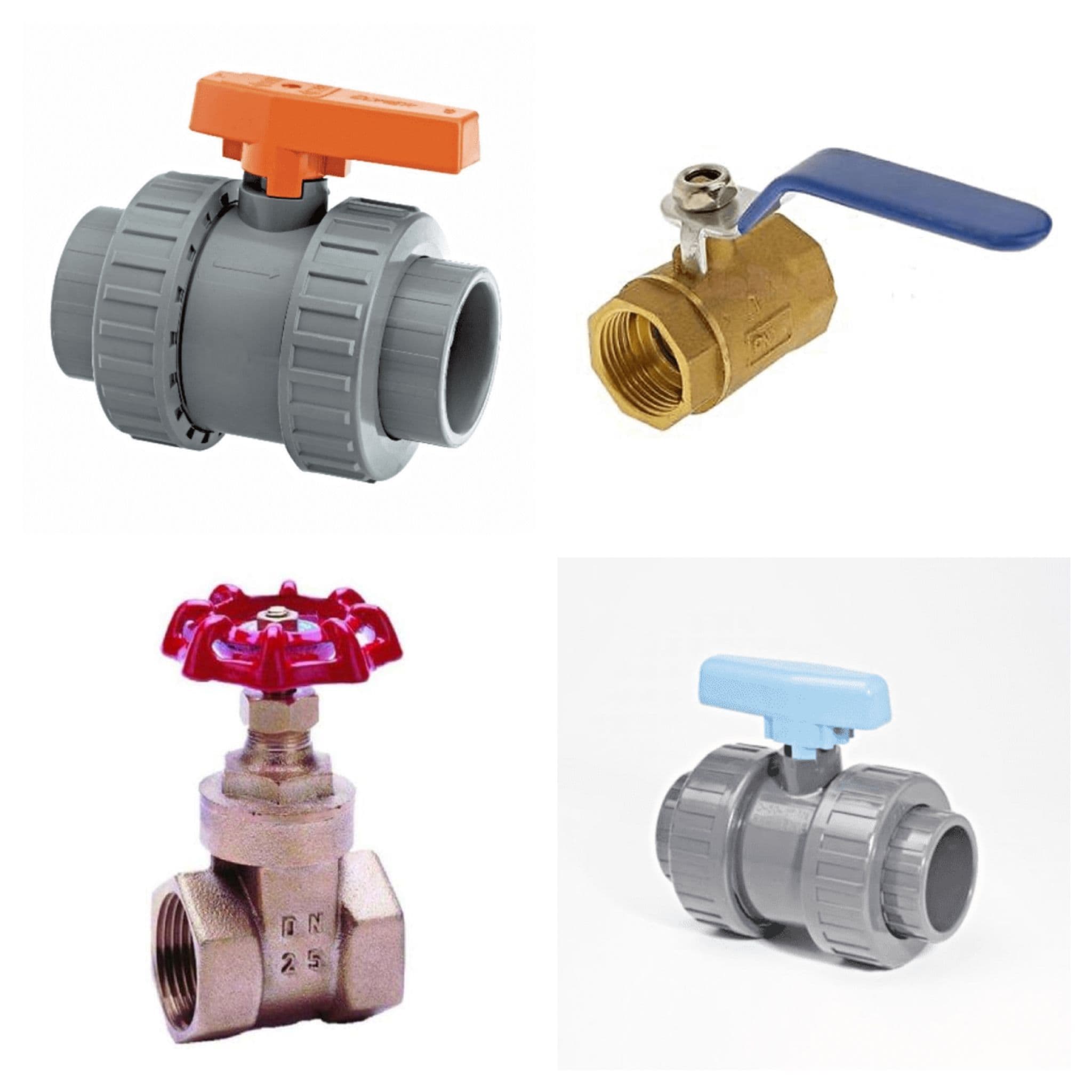 ABS and Metal Manual Valves - Imperial / Inch