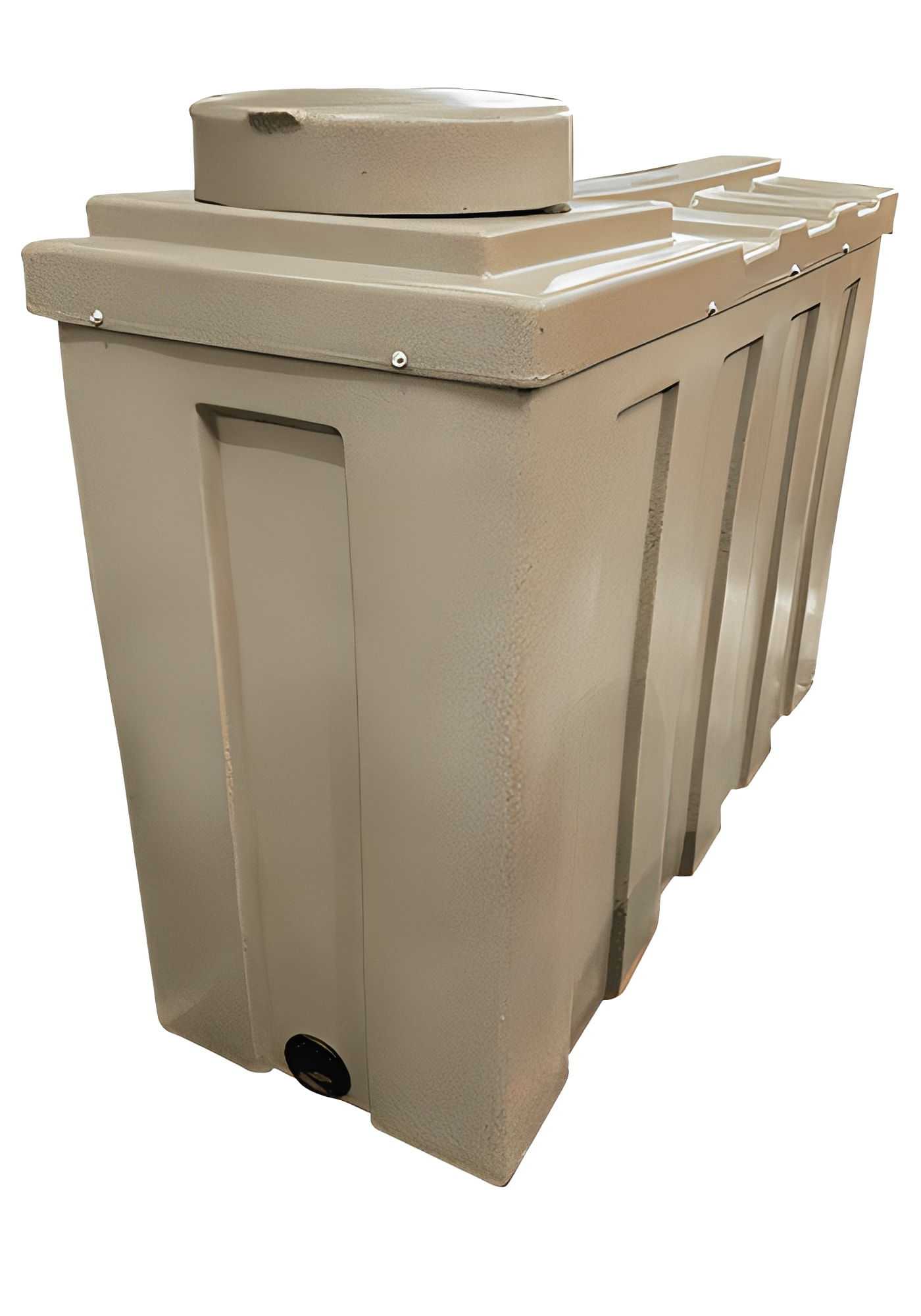 1000 Litre Insulated Water Tank - Sandstone, robust storage solution for non-potable water.