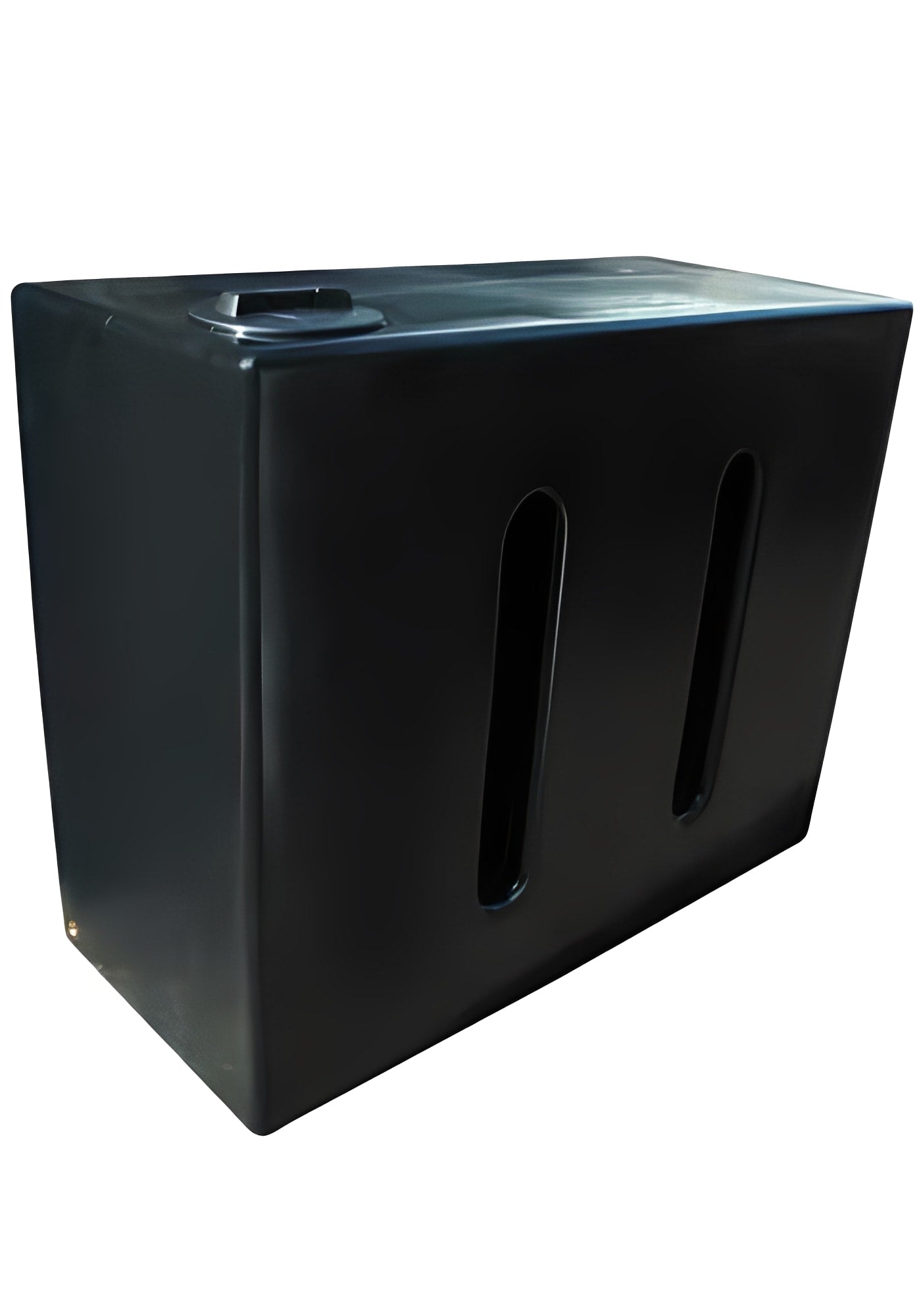 1000 Litre Water Tank V1 - Non-potable, robust black storage tank with industrial-strength durability.