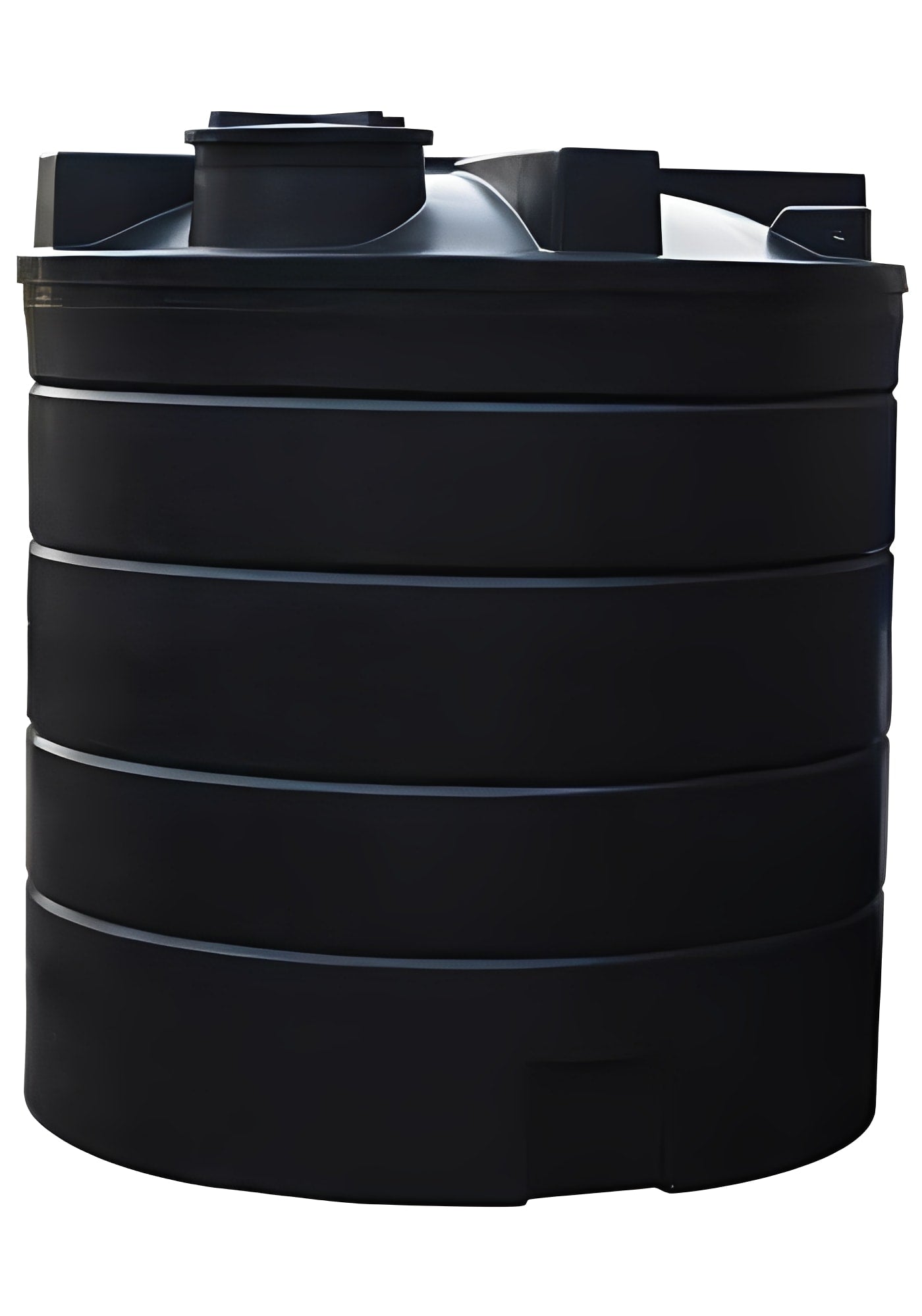 10000 Litre Insulated Water Tank in robust black design for non-potable water storage