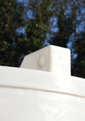 Close-up of the lid of a 10000 Litre Natural Water Tank - Non Potable showing its design and texture.