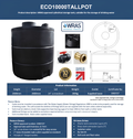10000 Litre Potable Water Tank designed for safe drinking water storage, featuring WRAS approved materials.
