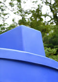 10000 Litre Water Tank Blue - Potable close-up showing blue polyethylene construction.