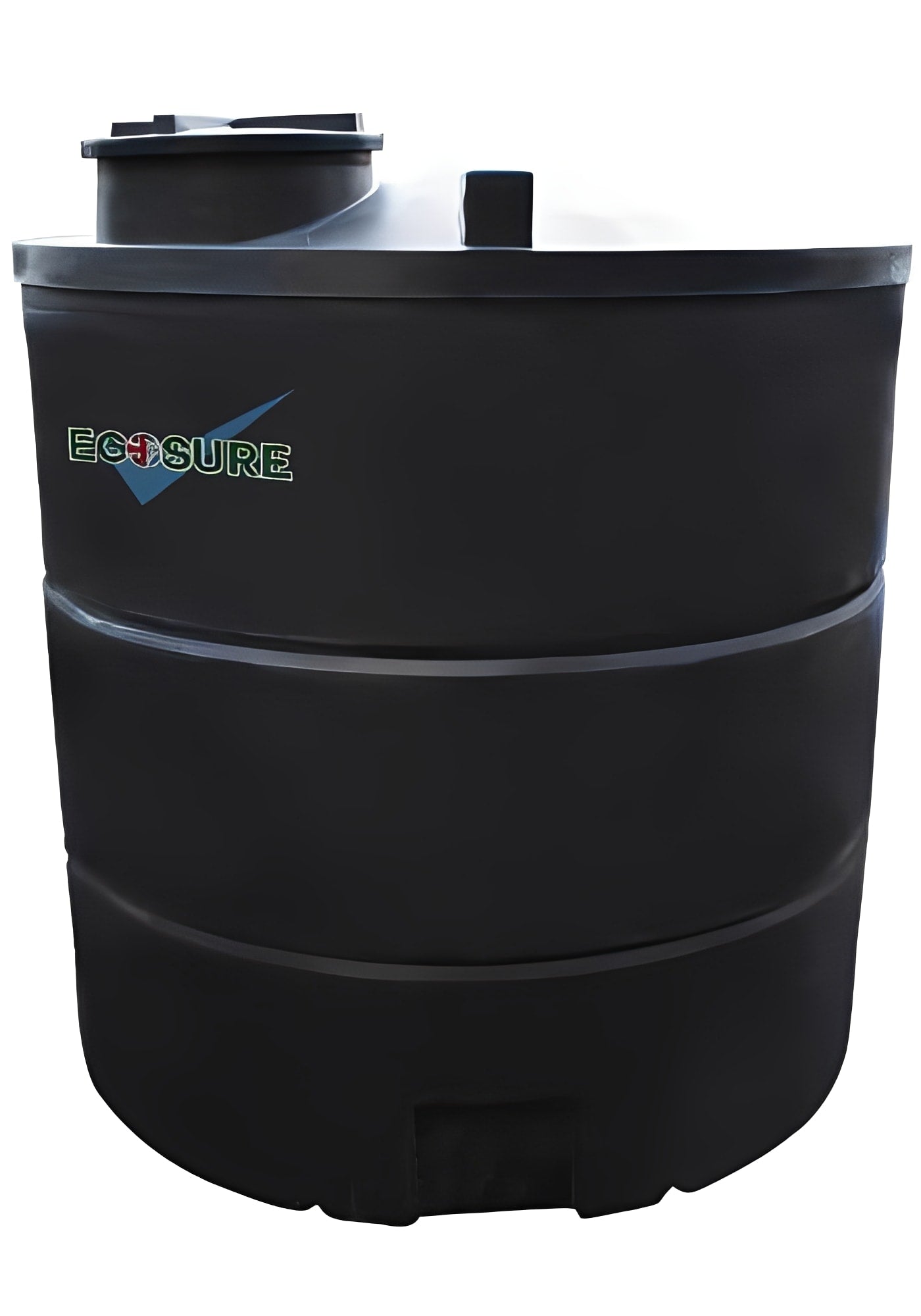 10000 Litre Water Tank - Non Potable, durable black tank designed for high-capacity non-potable water storage.