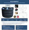 10000 Litre Water Tank - Potable - WRAS approved storage tank for safe drinking water.