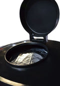 1300 Litre Insulated Potable Water Tank with open lid, showcasing the interior design and insulation features.