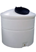 1300 Litre Natural Water Tank with a secure lid and 1" BSP outlet for efficient water storage.