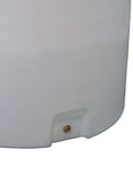 1300 Litre Natural Water Tank showing semi-transparent design and 1" BSP outlet for easy water management.