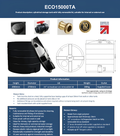 15,000 Litre Total Access Water Tank product specifications and features overview with removable lid.
