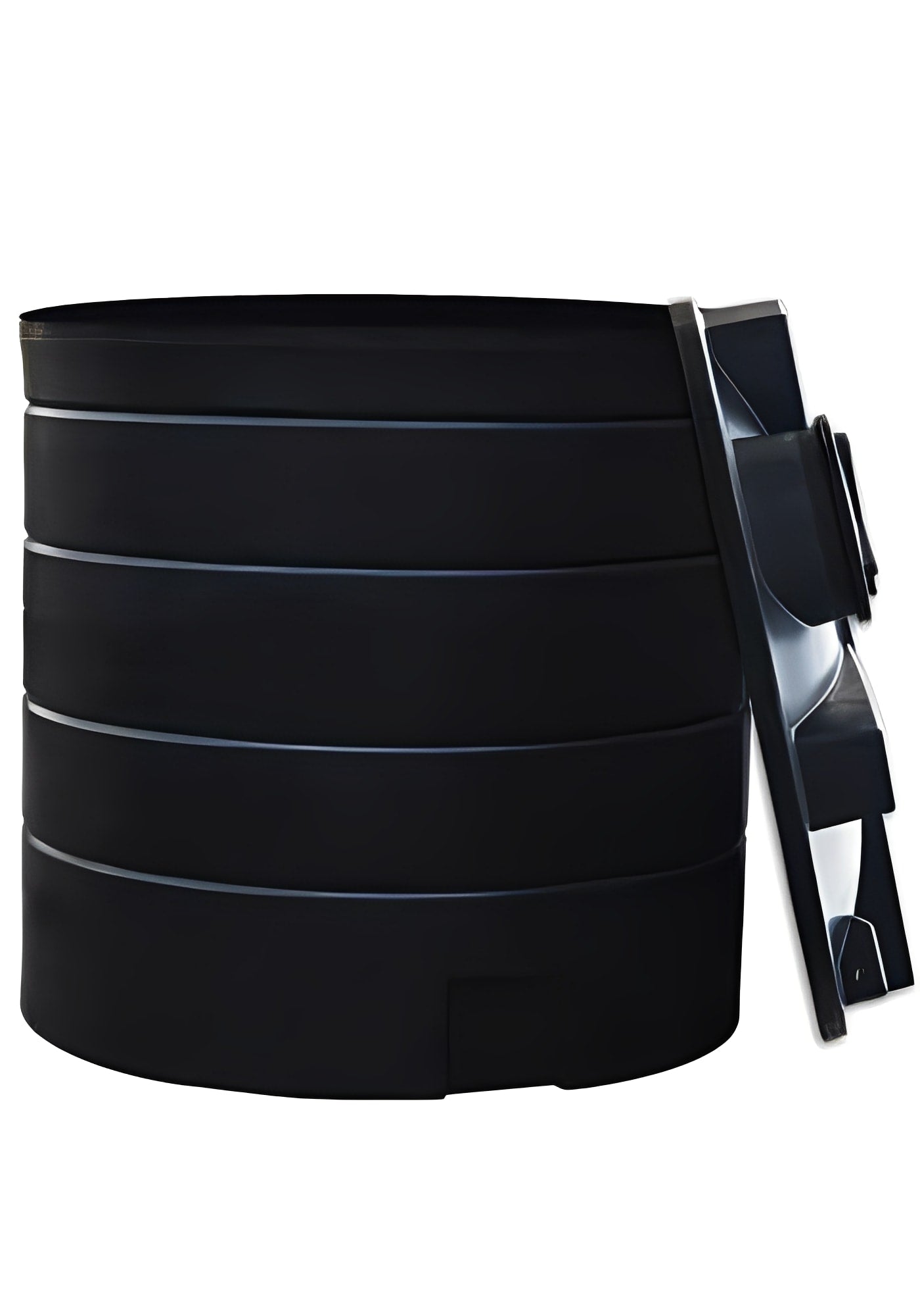 15,000 Litre Total Access Water Tank side view showcasing the fully removable lid and durable design.