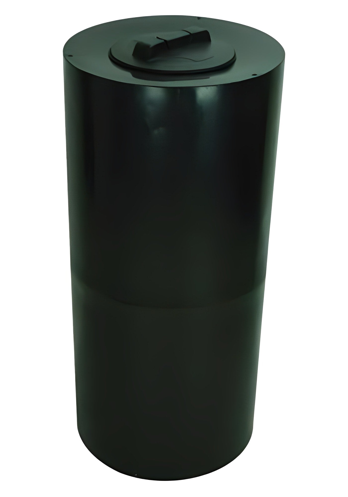 150 Litre Water Tank in a sleek black design, ideal for efficient water storage in limited spaces.