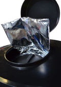 Interior view of the 1500 Litre Insulated Water Tank showing lid and insulation feature.