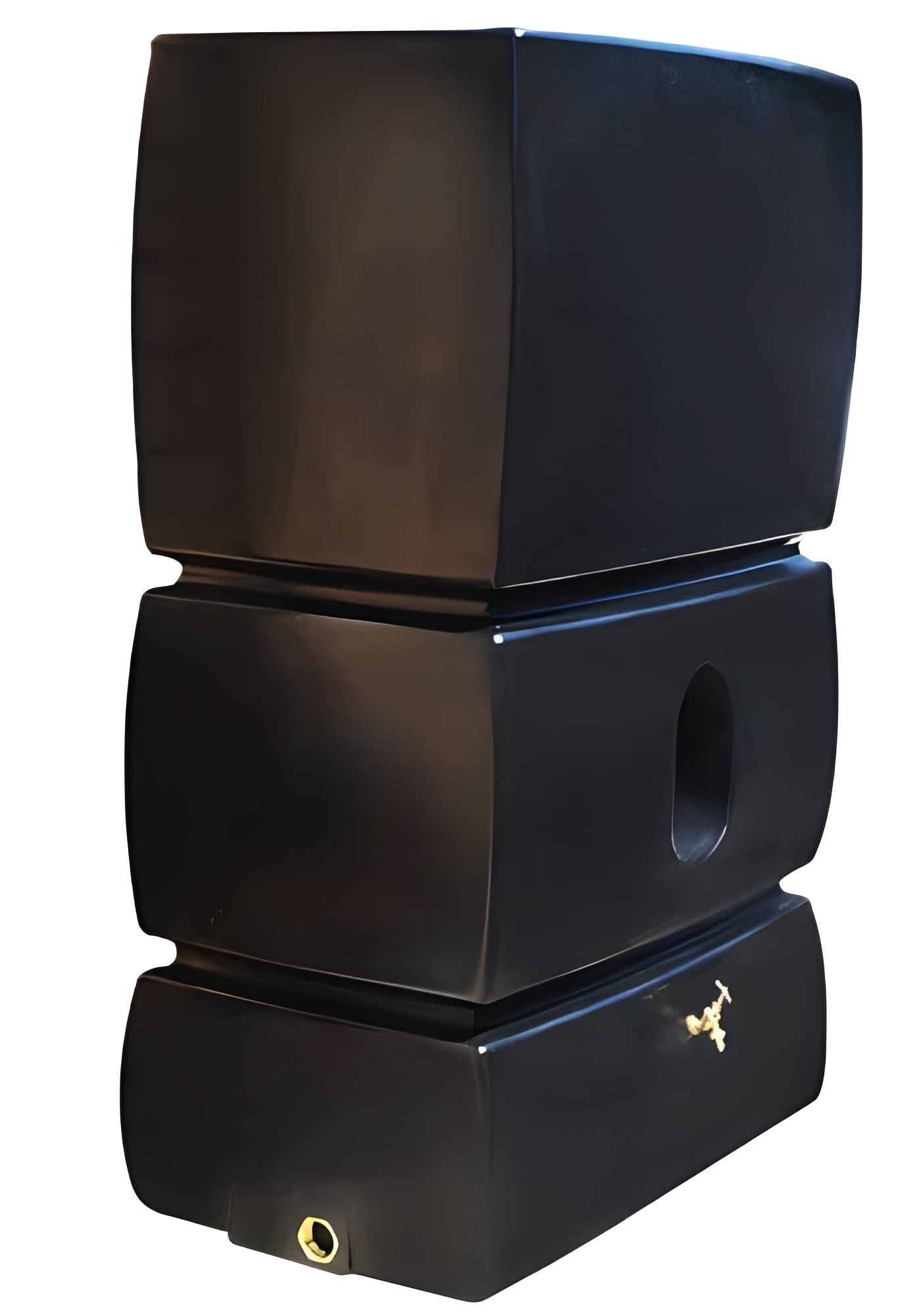 Slimline Water Tank 1500 Litres Black - modern design, space-saving, high-capacity water storage solution.