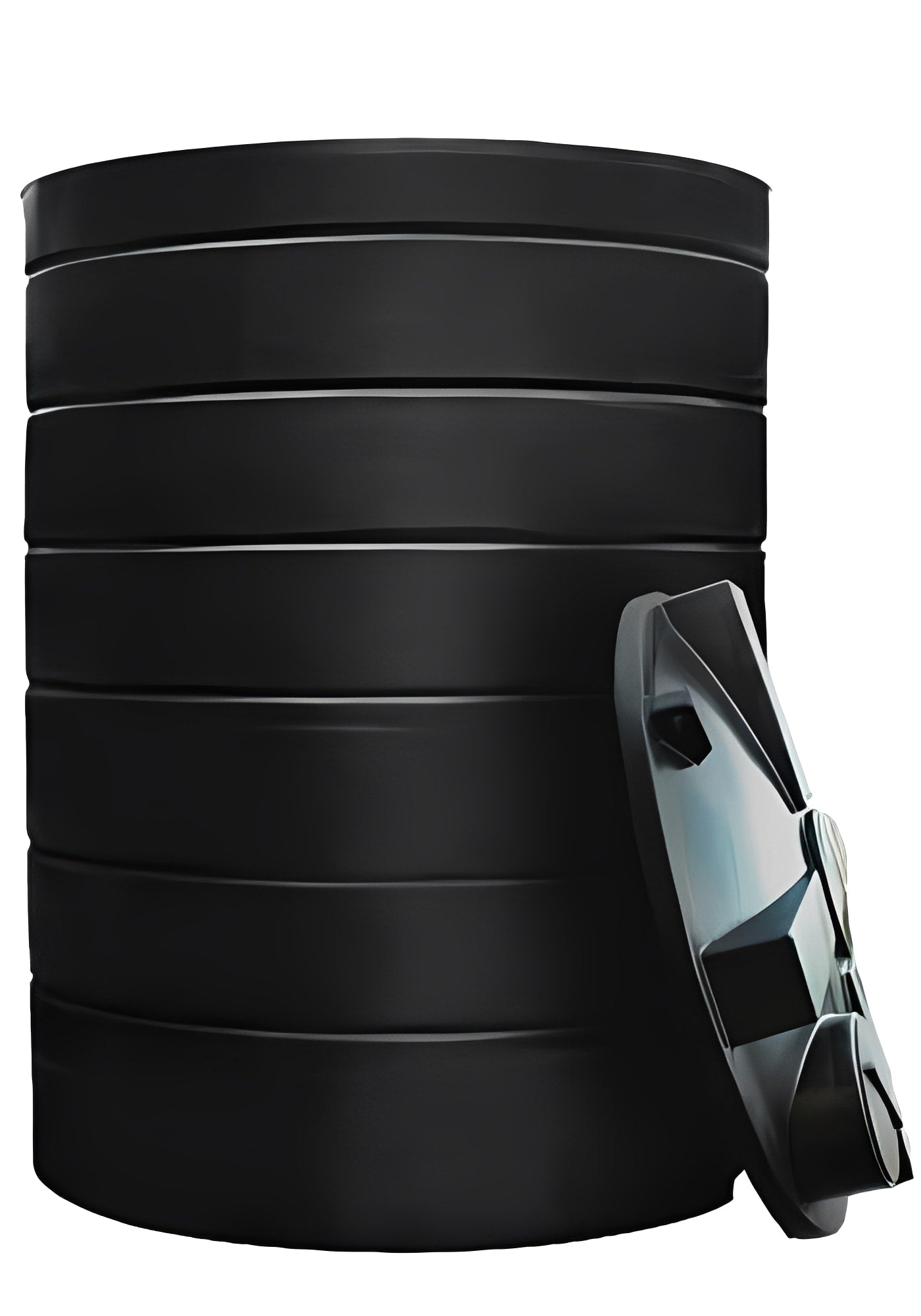 20,000 Litre Total Access Water Tank with a fully removable lid, designed for efficient water storage.