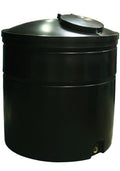 2000 Litre Brine Tank with large lid and BSP outlet, designed for rainwater collection.