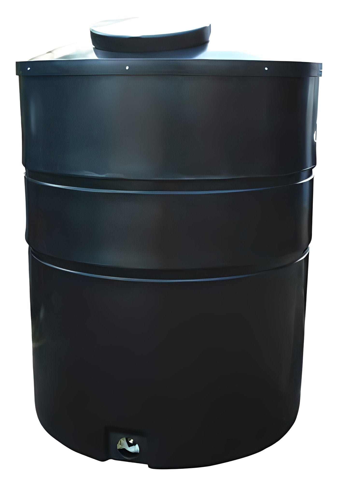 2000 Litre Insulated Potable Water Tank WRAS Polymer in black color for safe drinking water storage