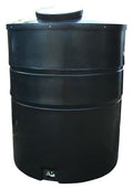 2000 Litre Tall Insulated Water Tank with vented lid and brass outlet for easy water access.