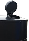 2500 Litre Industrial Water Tank with an open lid for easy access and maintenance.