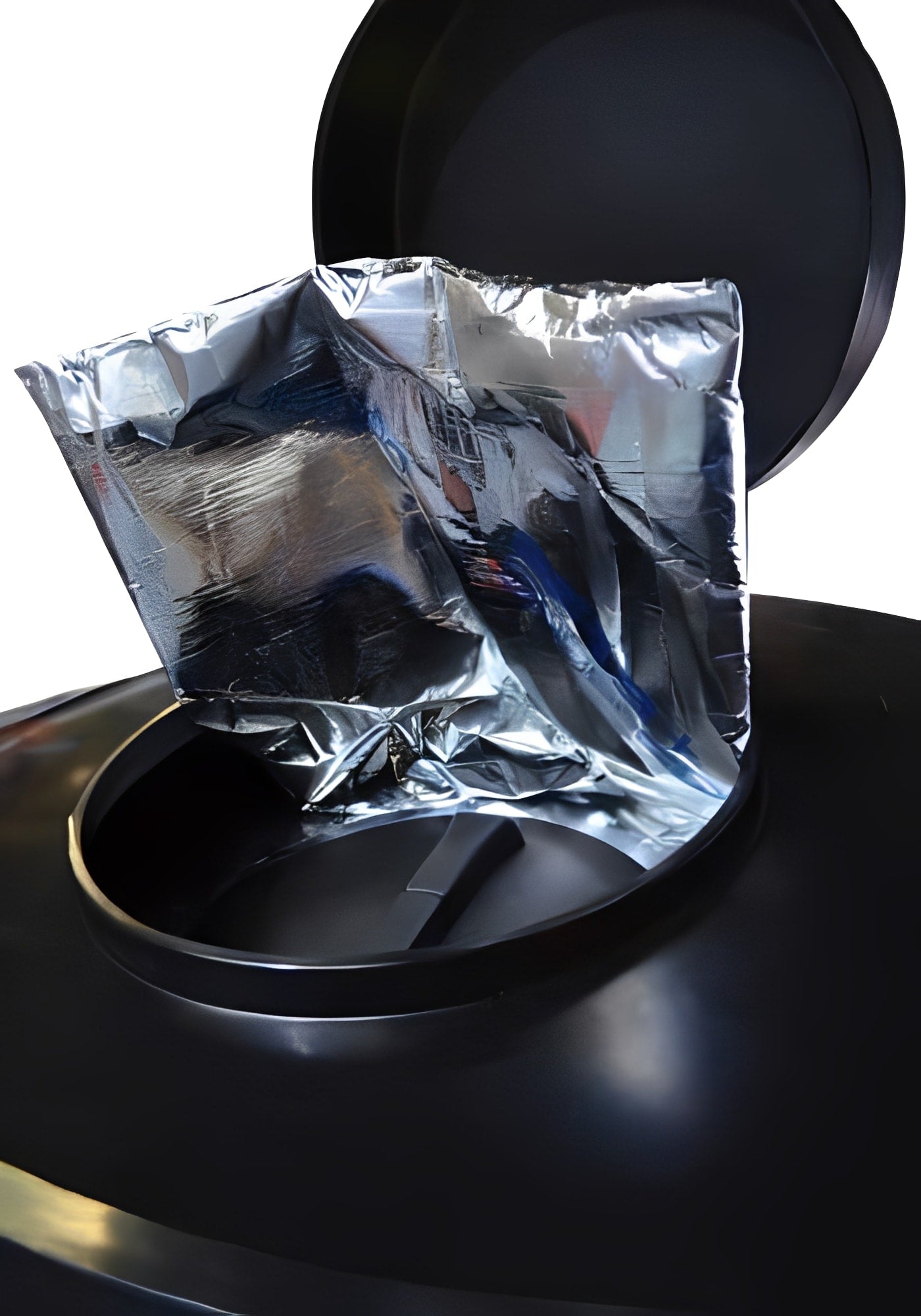 Insulated Water Tank 2500 Litre with SF19 SuperFOIL insulation visible inside the open lid.