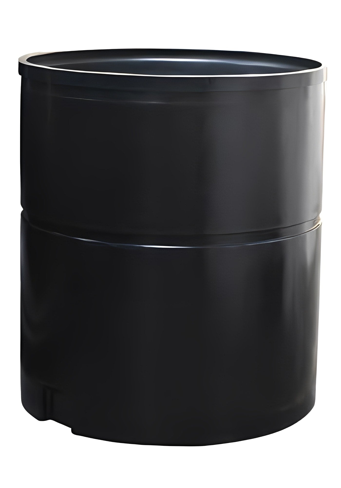 Open Top Water Tank 2500 Litres Black Polymer for durable water storage solutions.