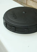 280 Litre Natural Water Tank 8-inch vented lid in black color for easy access and secure sealing.