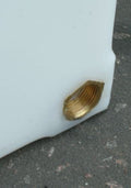Close-up of the brass fitting on the 280 Litre Natural Water Tank V2 for easy water access and connection.