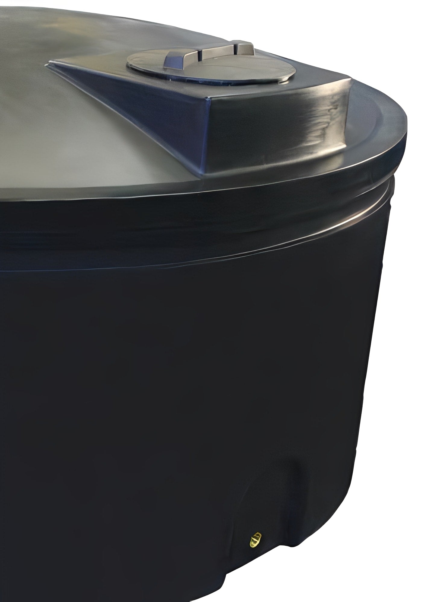 3400 Litre Water Tank Low Profile Virgin Polymer close-up view showing durable design and access lid.