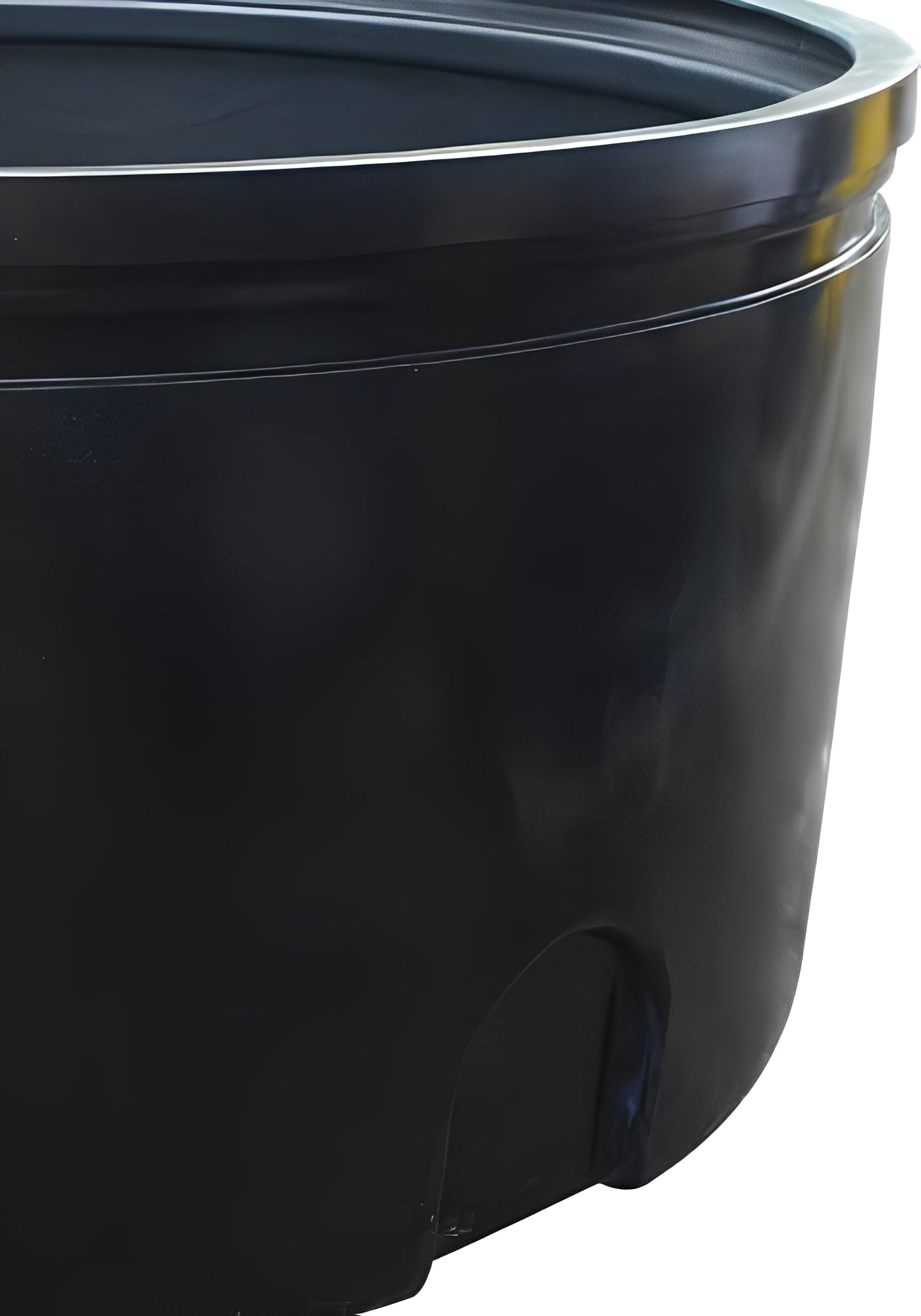 Open Top Water Tank 3400 Litres Black - durable and robust design for reliable water storage.