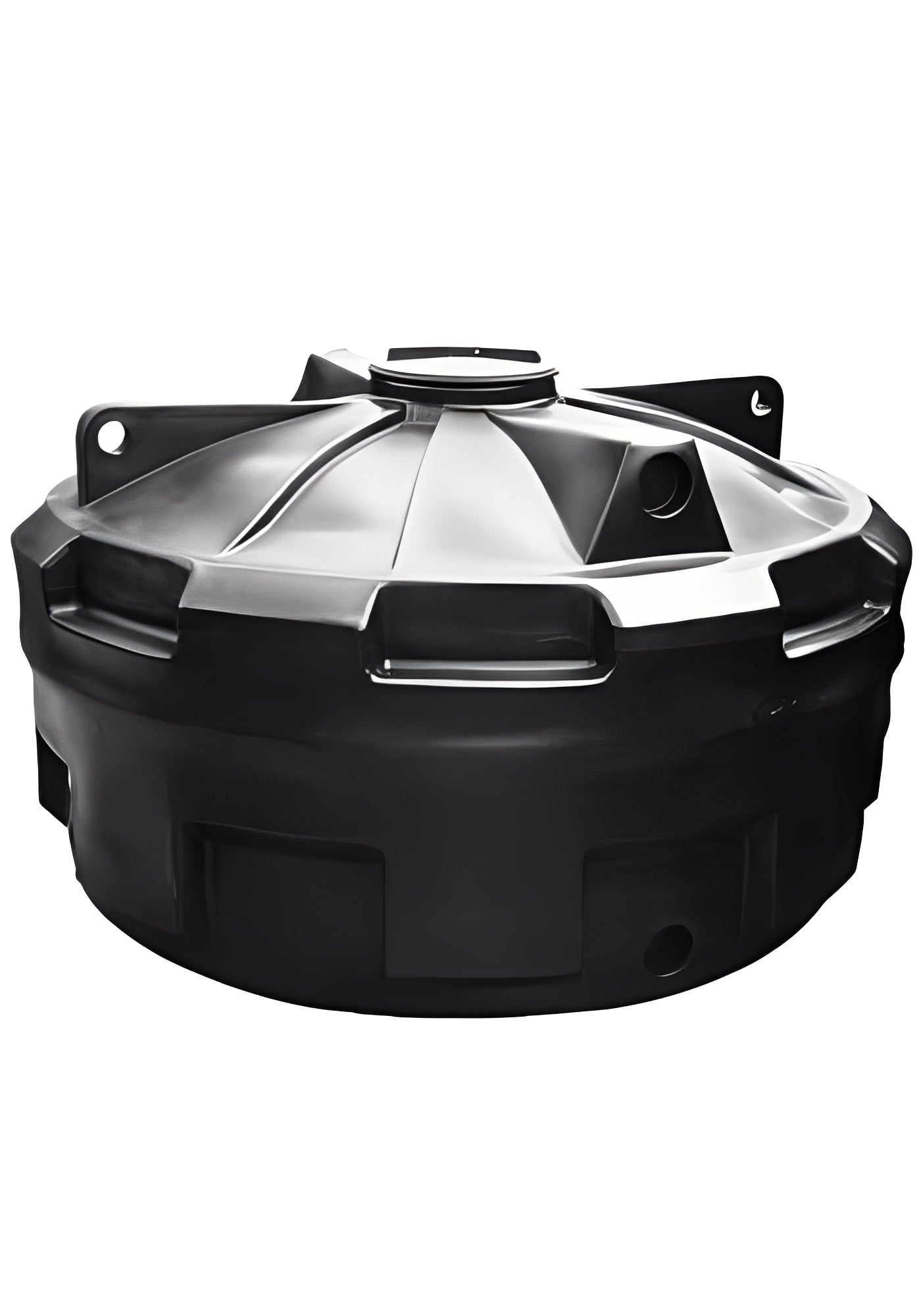 3500 Litre Water Tank for Domestic or Commercial Use in black, durable and robust construction for water storage.