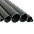 3m Imperial UPVC Pressure Pipe Class D - WRAS Approved pipes showcasing black cylindrical shape and varying diameters.