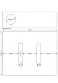 400 Litre Natural Water Tank V1 technical diagram showing dimensions and layout.