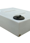 400 Litre Natural Water Tank V2 with vented lid and brass threaded outlet for reliable water storage.