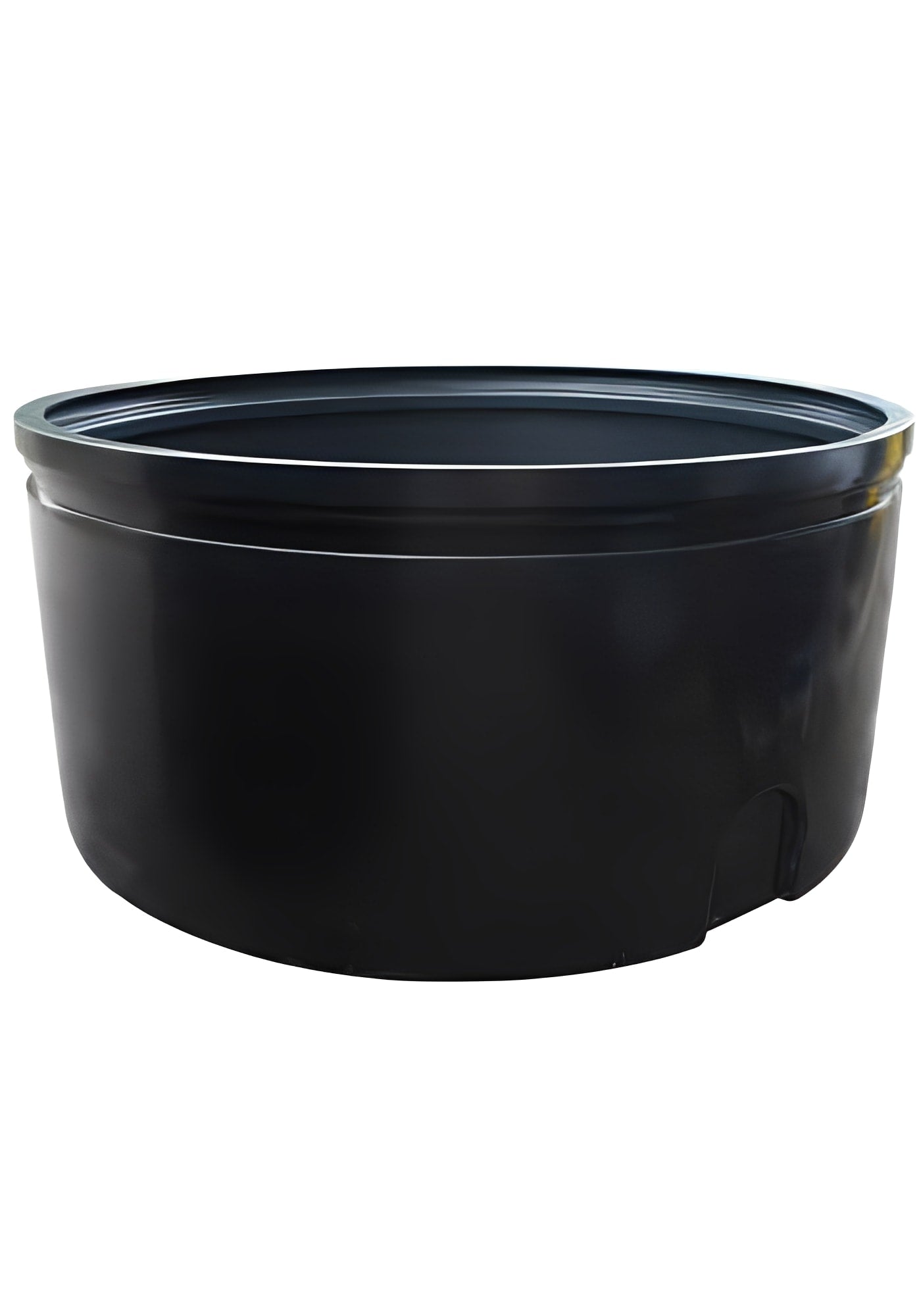 4000 Litre Open Top Water Tank in Black Polymer, durable water storage solution for various applications.