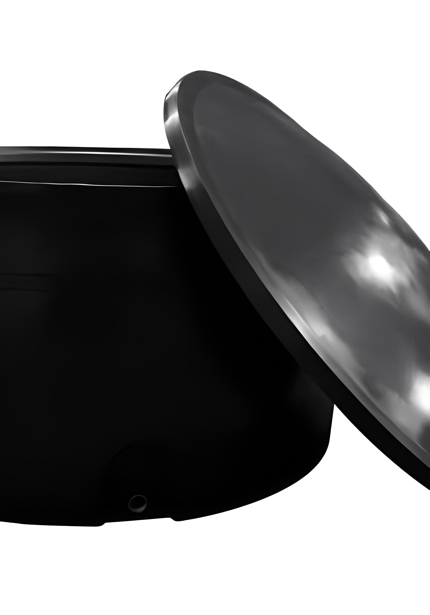 4000 Litre Water Tank Total Access Black with removable top for easy maintenance.