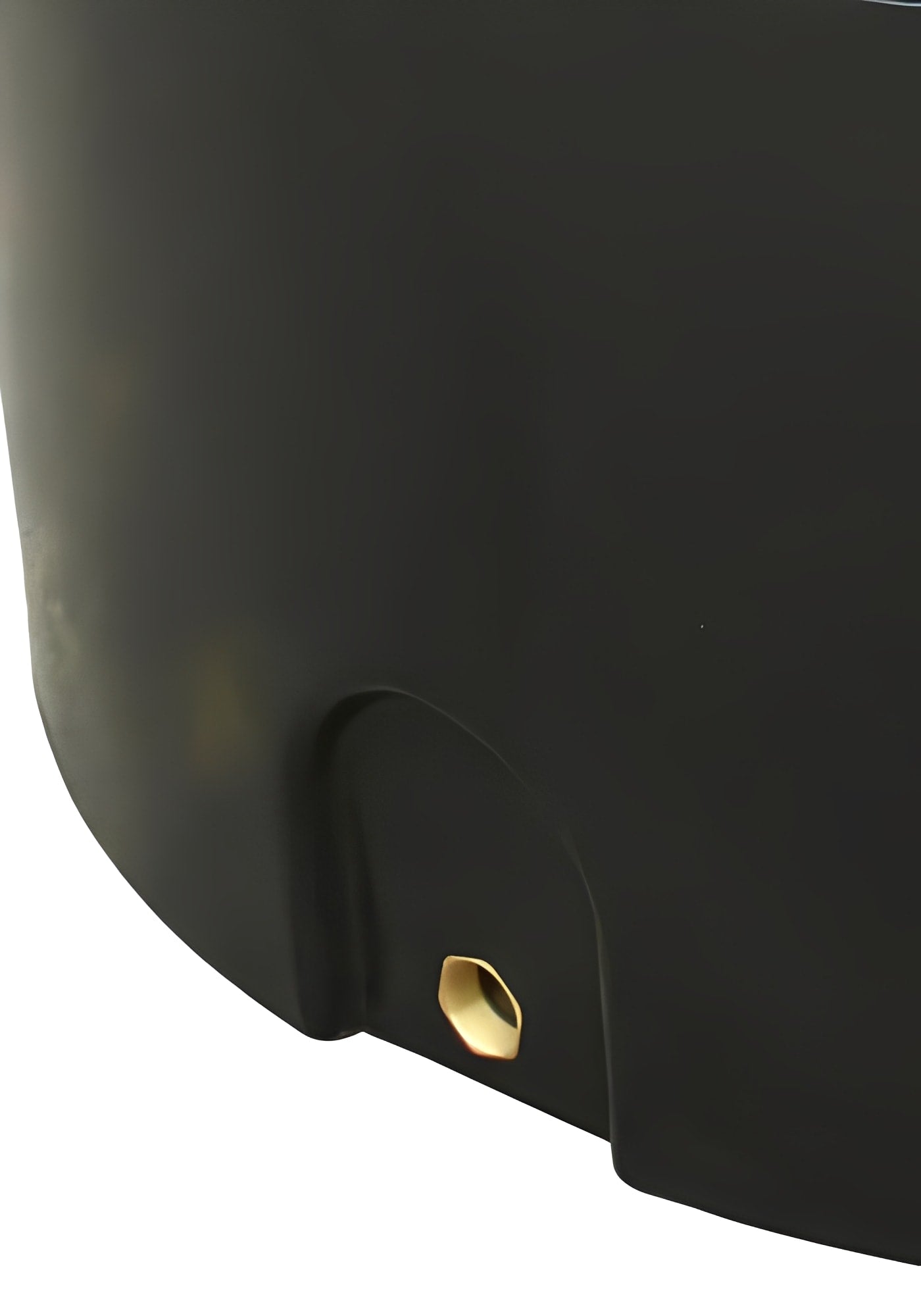 Close-up of the 4000 Litre Non Potable Water Tank showcasing its strong material and connection point.