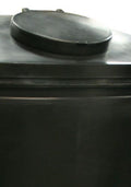 4500 Litre Industrial Water Tank black plastic with lid for durability and frost-proof performance.