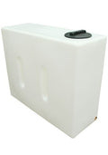 500 Litre Natural Water Tank V1 showing semi-transparent design and 1" BSP outlet.