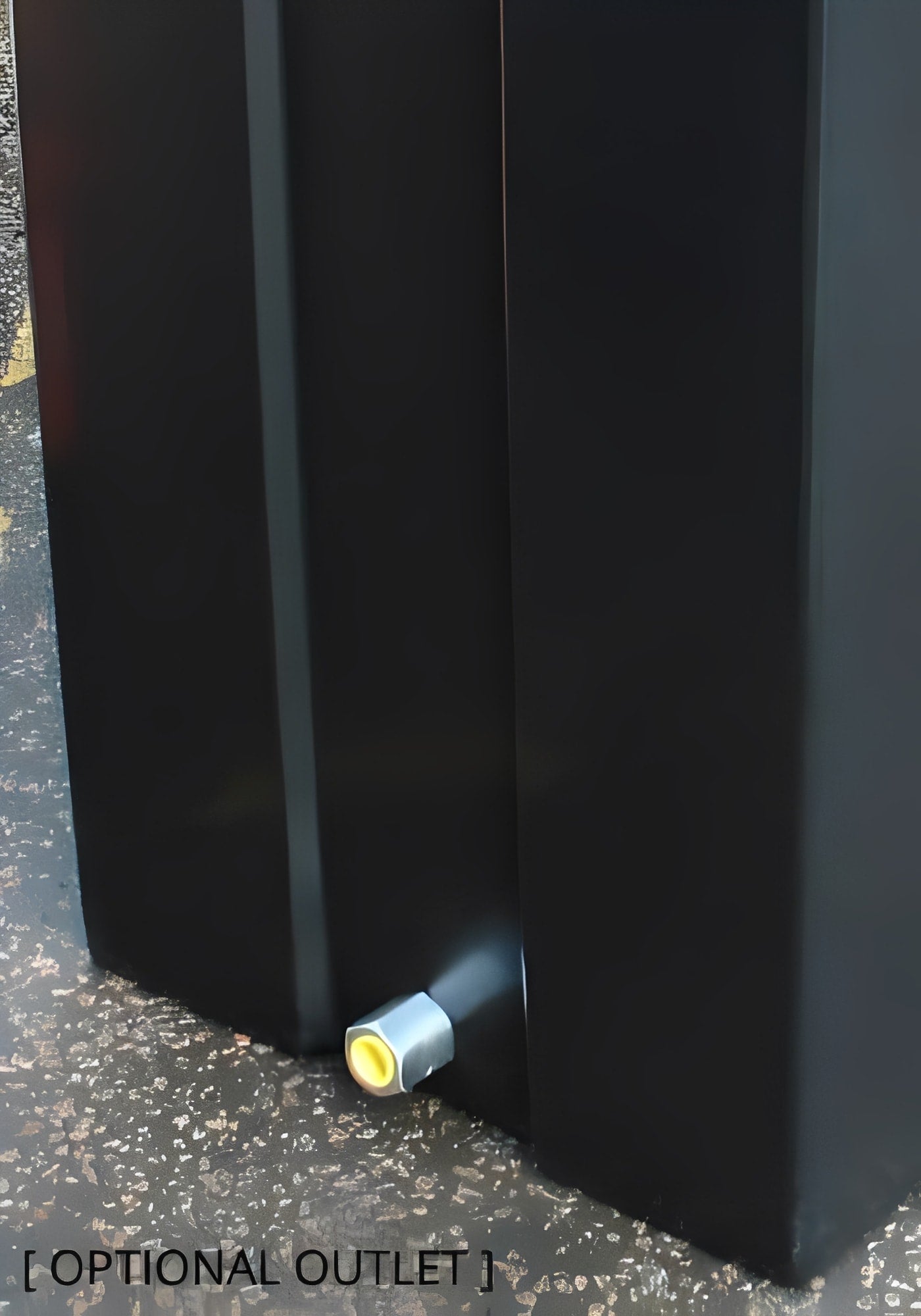 Bunded Water Tank 5000 Litre showing optional outlet for efficient water drainage.