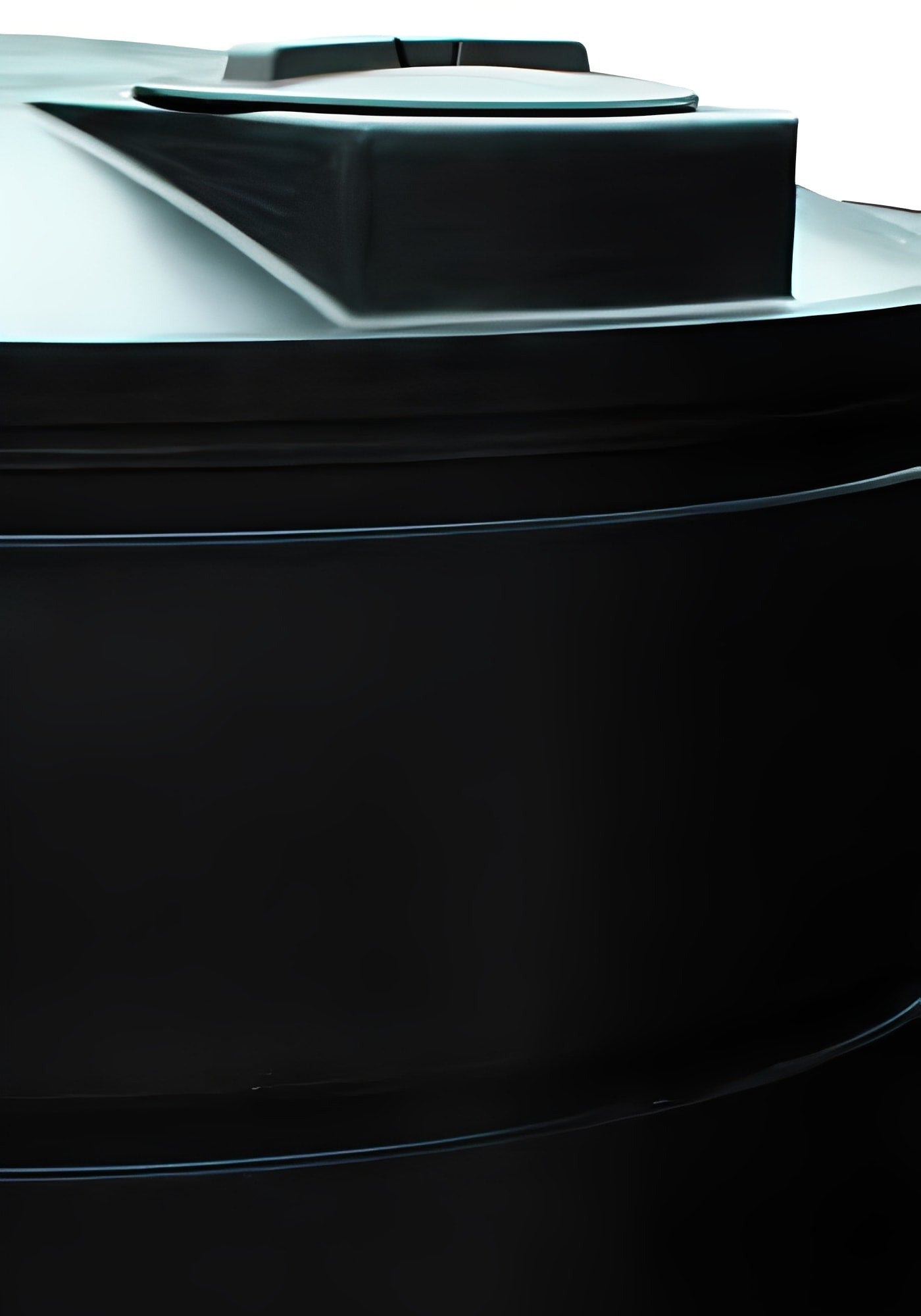 5500 Litre Water Tank in Opaque Plastic close-up of lid and tank surface