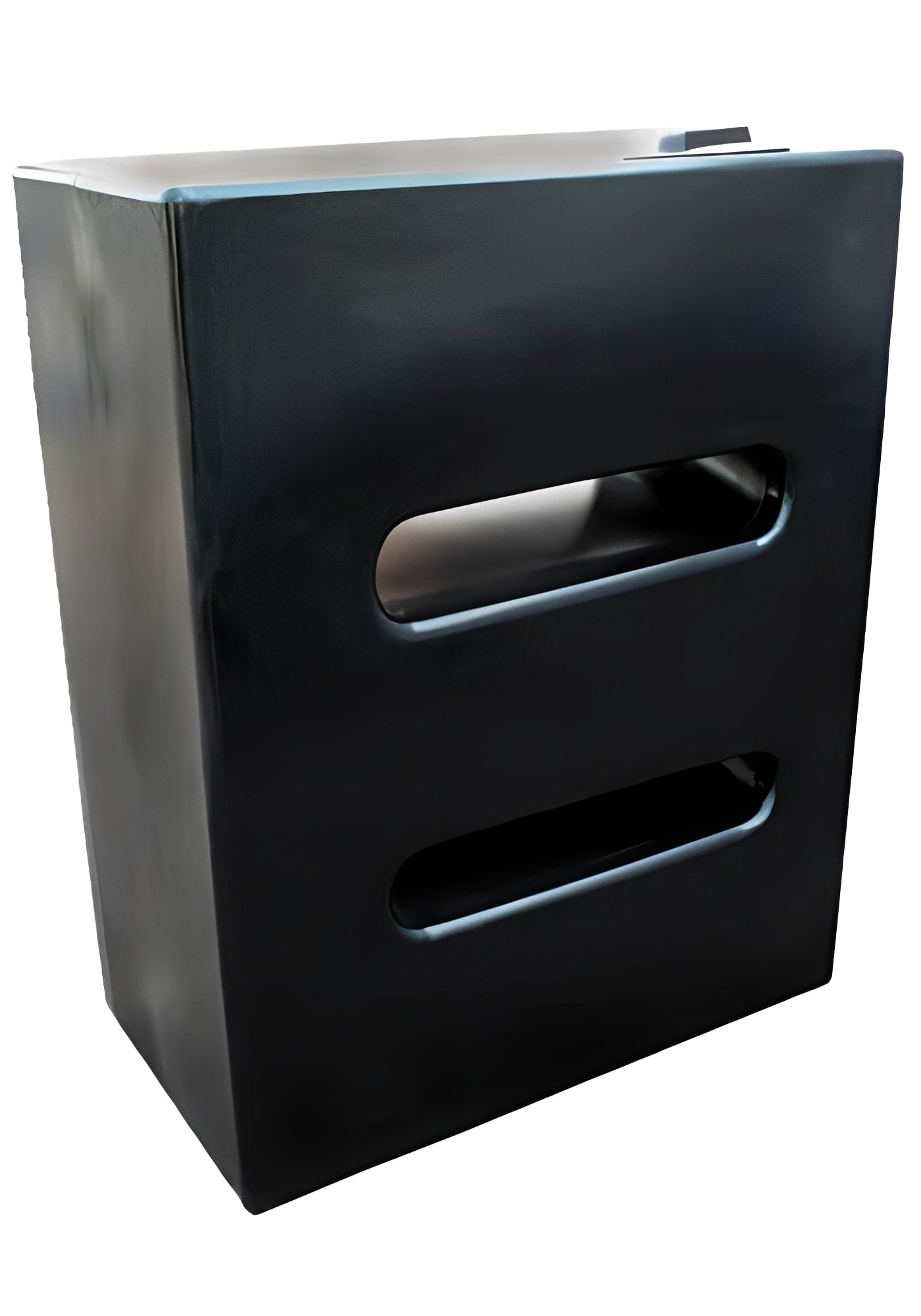 650 Litre Potable Water Tank V3 in black with a slimline design for durable water storage.