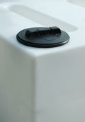 750 Litre Natural Water Tank V2 with a secure black lid for reliable water storage.