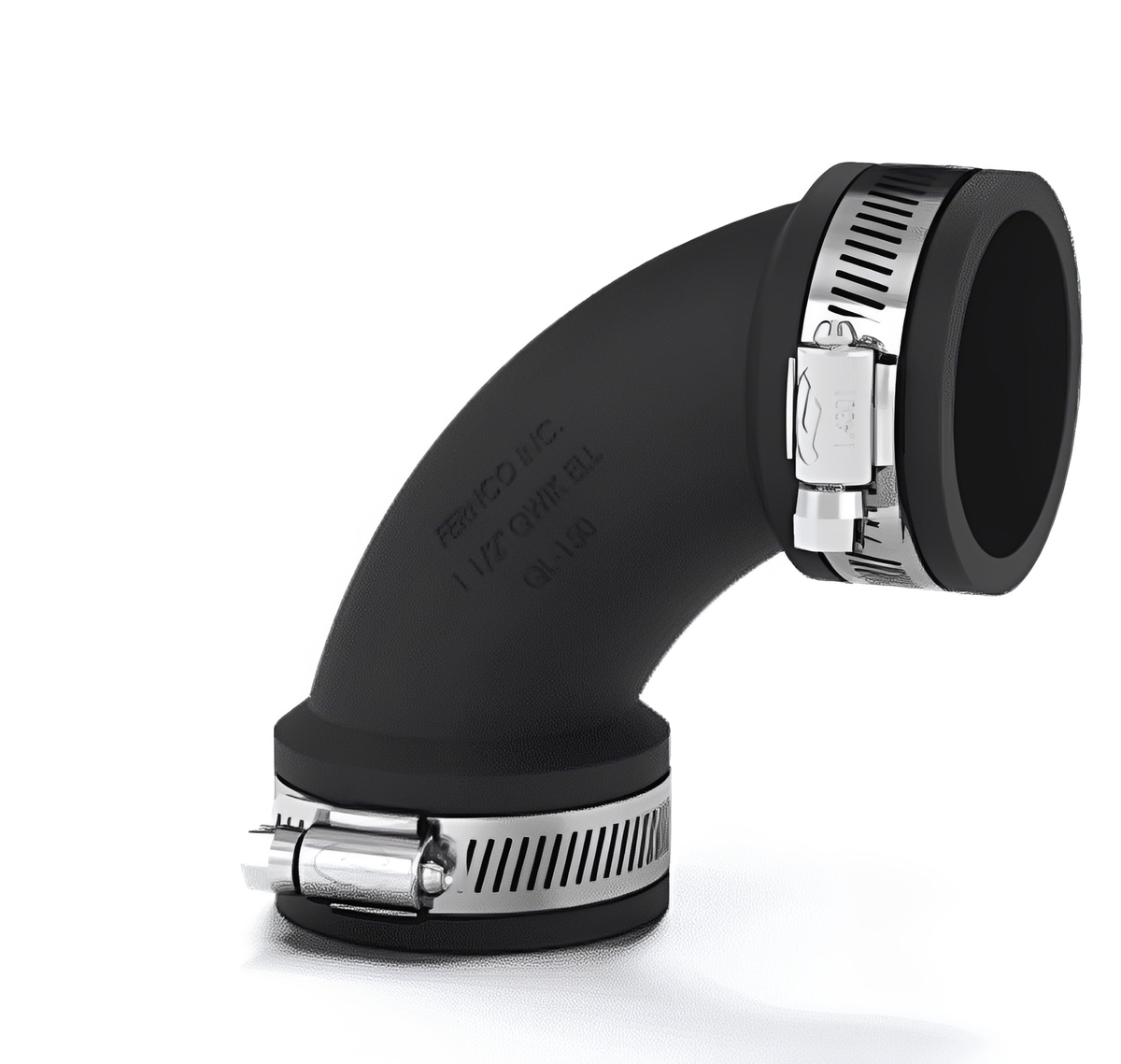 90 Degree Pipe Elbow - PlumbQwik flexible plumbing fitting for directional change in pipework.