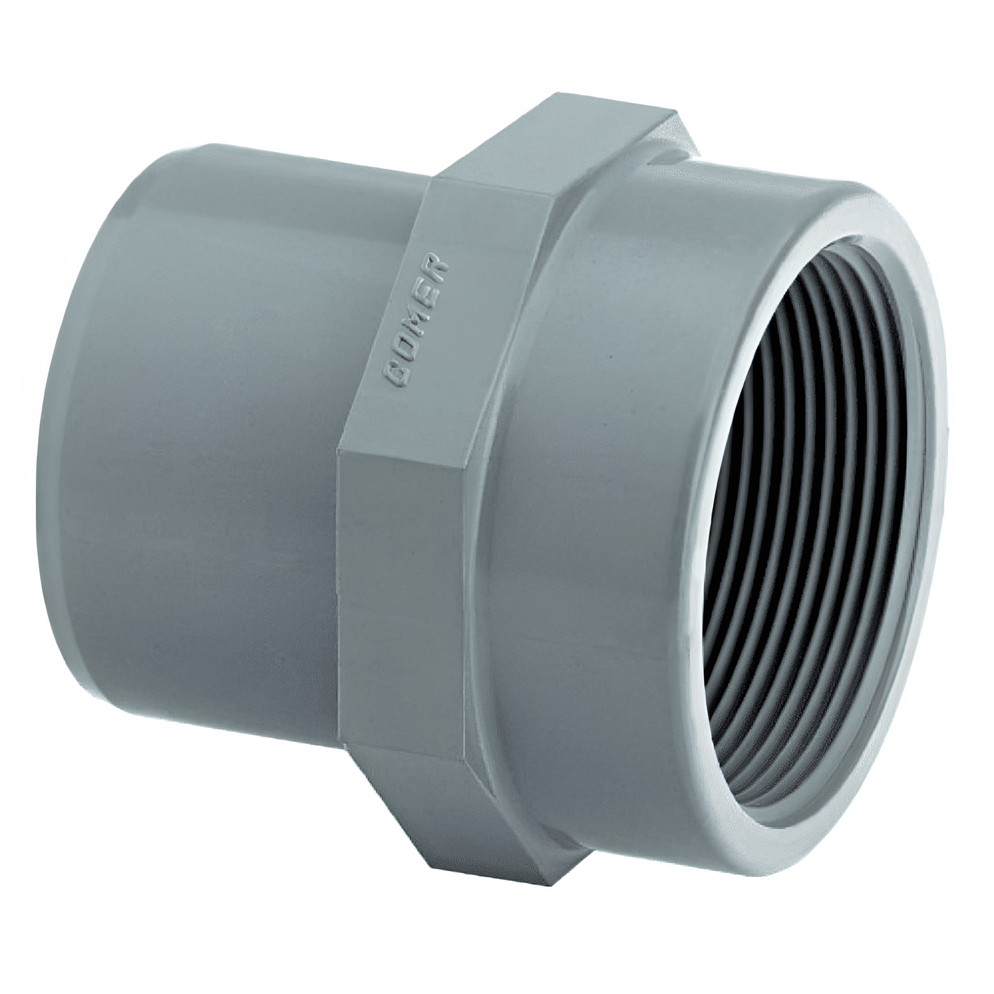 ABS Adaptor Male Plain to Female Threaded - WRAS Approved fitting for plumbing applications