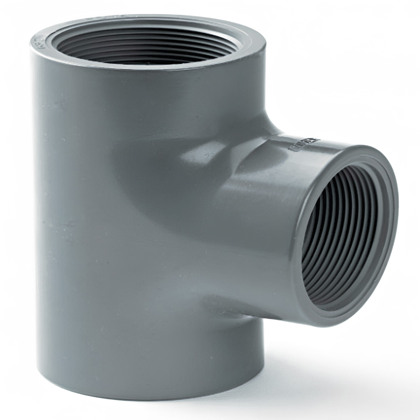 ABS Equal Tee Threaded Pipe Fitting - Imperial Inch for secure T-junctions in piping systems.
