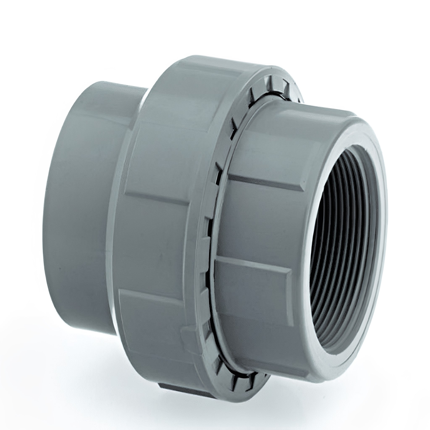 ABS Union Plain to Threaded - Imperial WRAS Approved fitting for secure pipe connections.