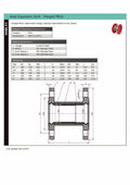 Axial Expansion Joint - Flanged PN16 technical specifications and diagram for thermal movement compensation.